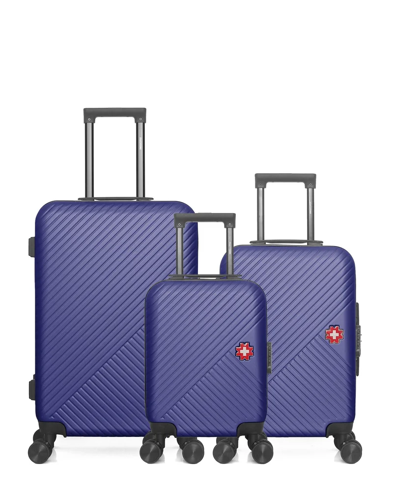 SWISS KOPPER - 3er-Pack: Mittelgroßer Koffer, Handgepäck und Handgepäck XXS SPIEZ