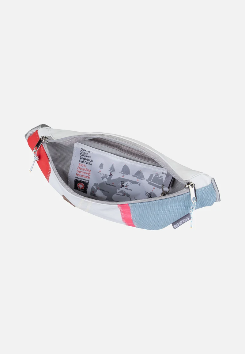 Knoten Weel-Weiß/Hellblau/Rot/Pink - Bauchtasche