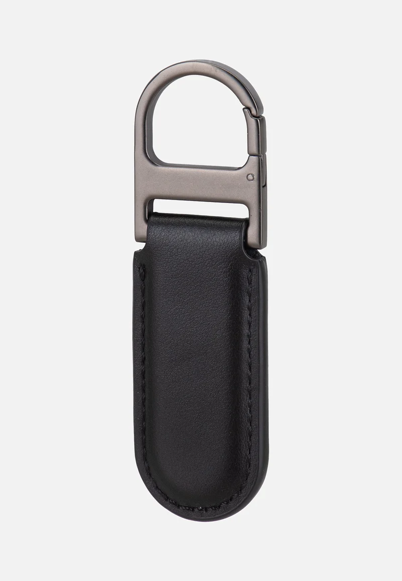 Keyring Oval 28809 Black - Schlüsselanhänger