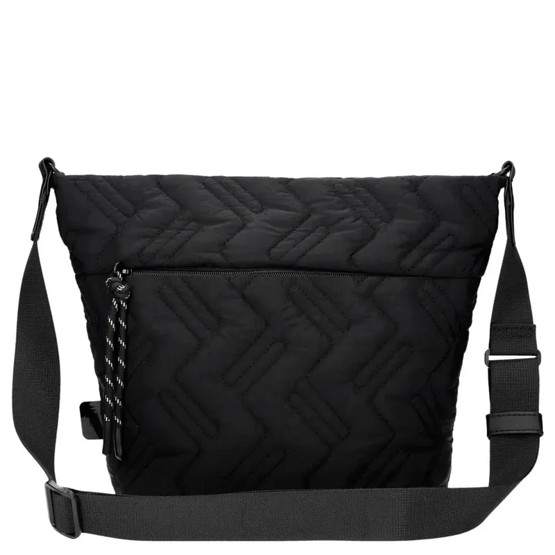 zwei Cleo - Umhängetasche 35 cm (black-new)