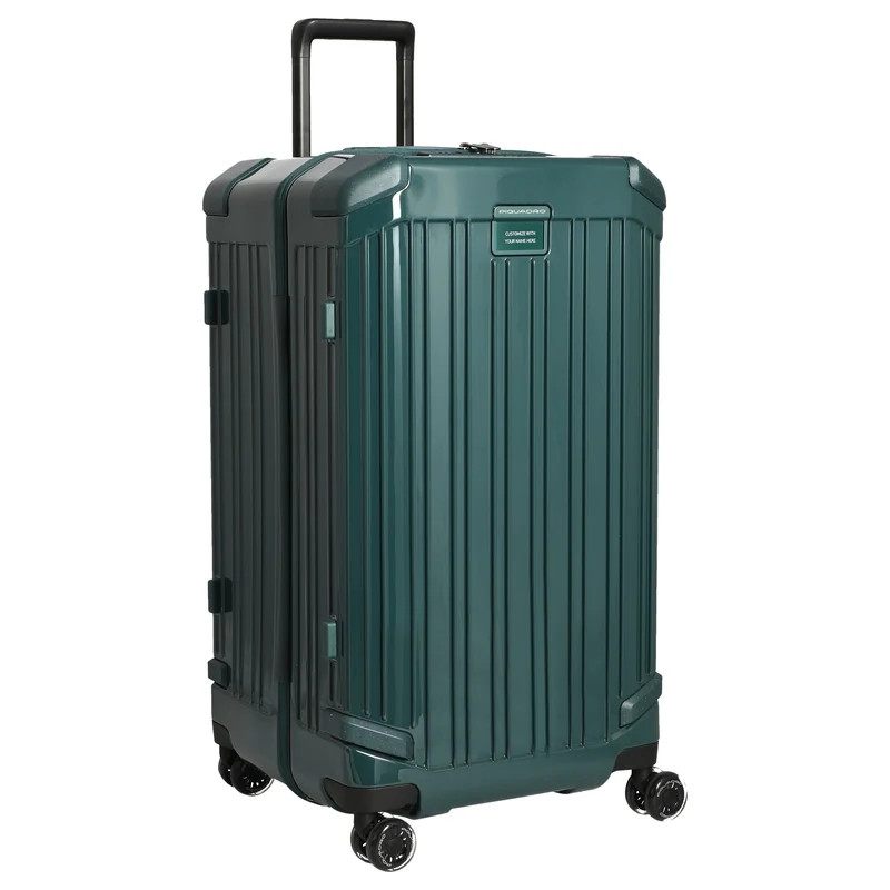 Piquadro Pop - 4-Rollen-Trolley 73 cm (green)