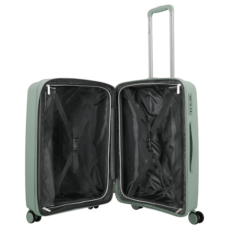 Travelite Tamaris Voyaage - 4-Rollen-Trolley 66 cm M erw. (sage green)