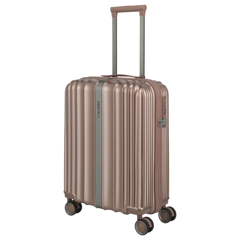 Travelite Paros - 4-Rollen-Kabinentrolley S 55 cm (cappuccino)
