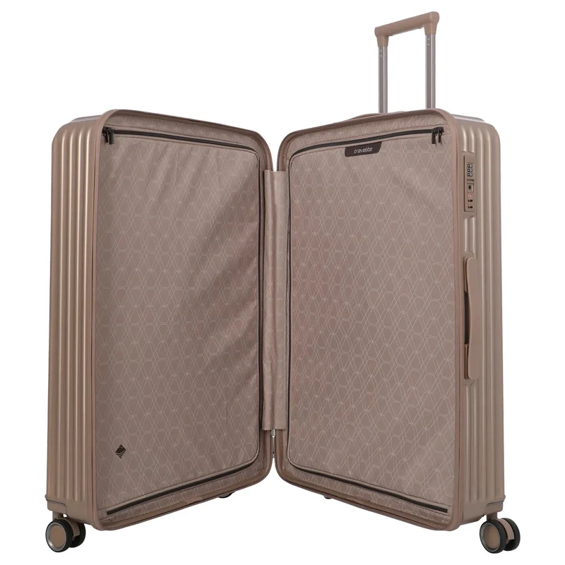 Travelite Paros - 4-Rollen-Trolley Set 3tlg. (cappuccino)