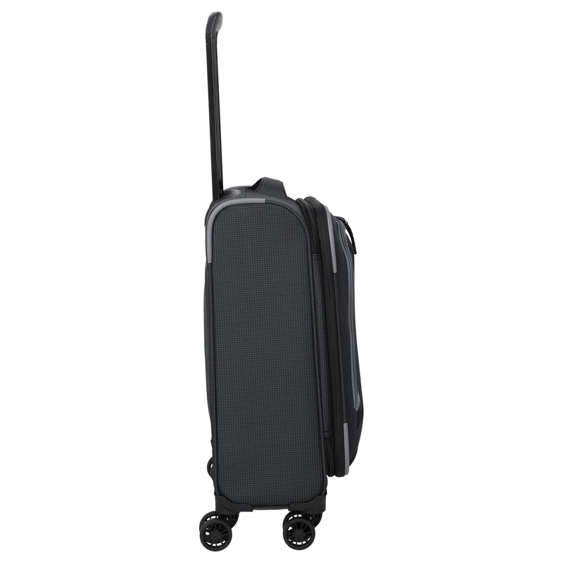 Travelite Corsiica - 4-Rollen-Kabinentrolley S 55 cm erw. (black)