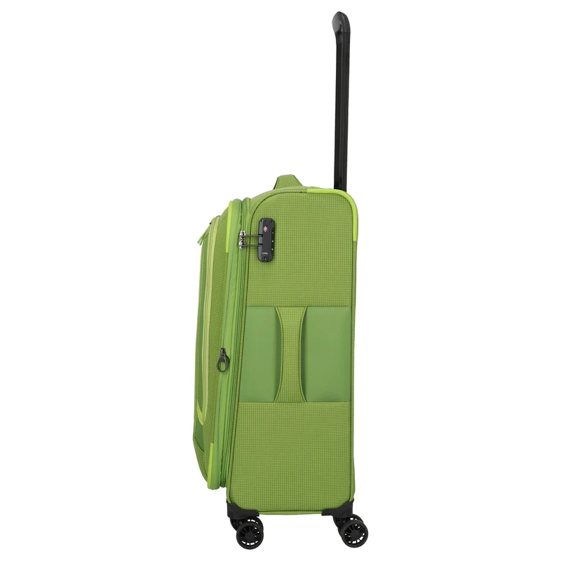 Travelite Corsiica - 4-Rollen-Trolley M 67 cm erw. (fresh green)
