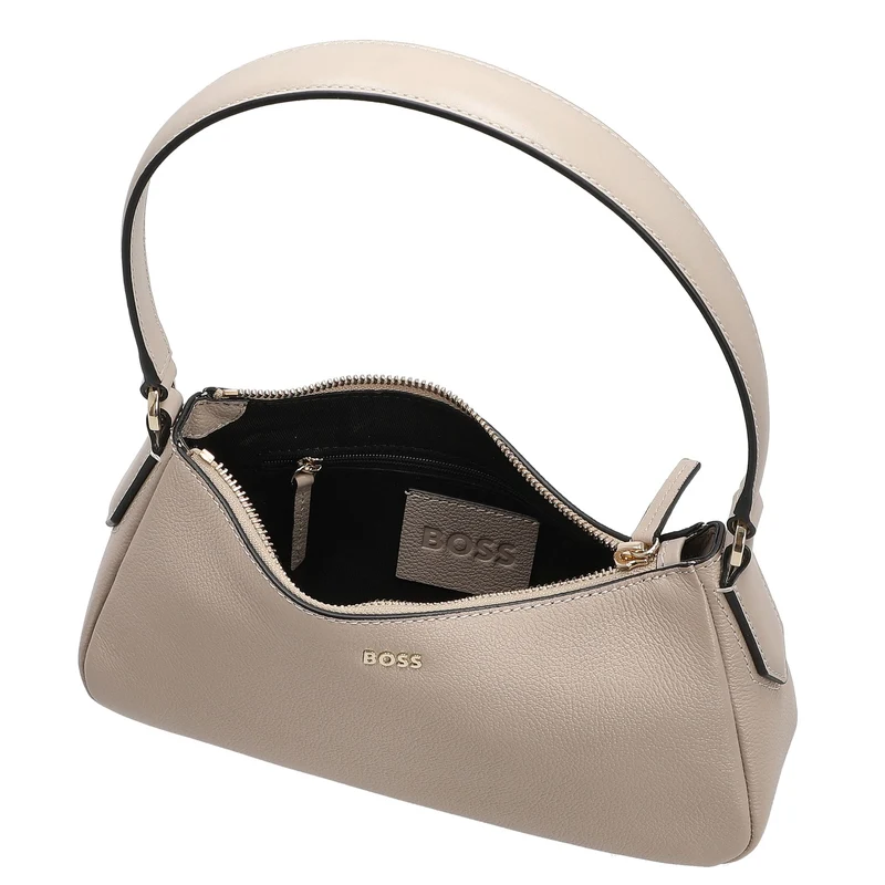 BOSS Women's Alyce BM - Schultertasche S 24.5 cm (light beige)