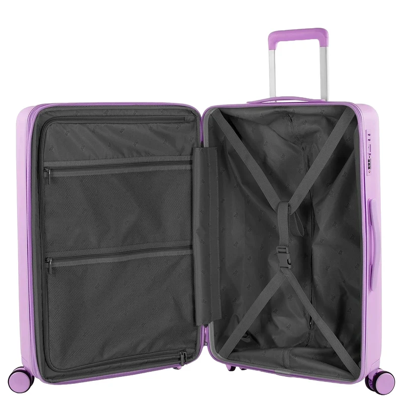 Heys Pastel - 4-Rollen-Trolley M 66 cm erw. (lavender)