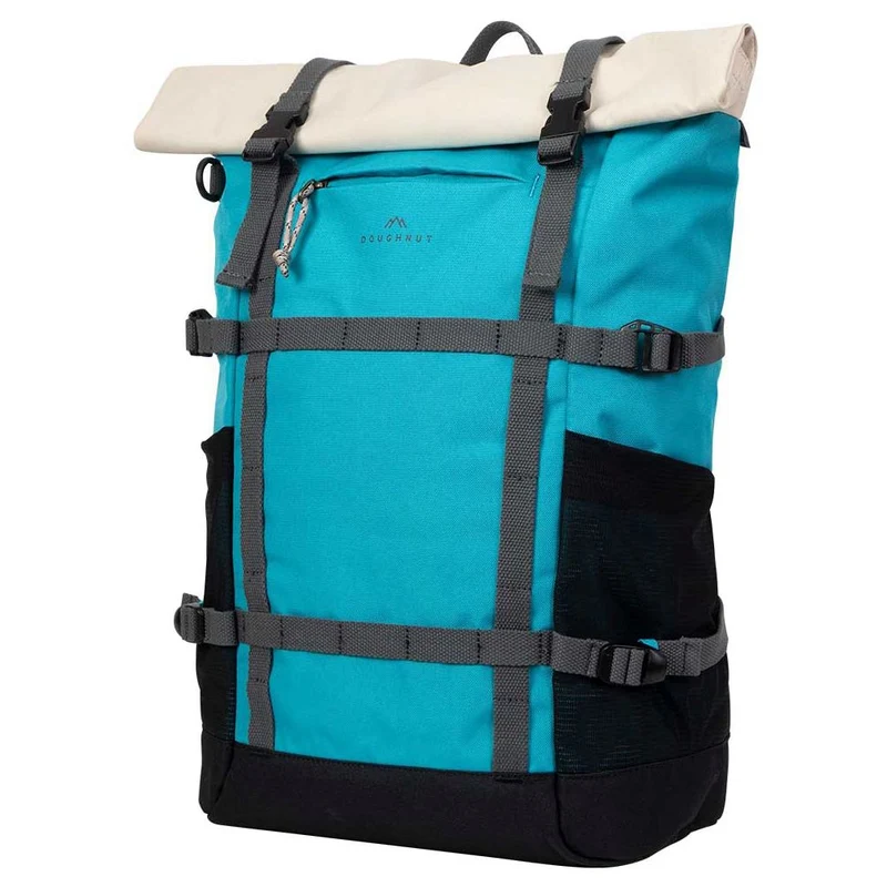 Doughnut Paratrooper Reborn - Rolltop Rucksack 14" 67 cm erw. (lagoon x stonebl)