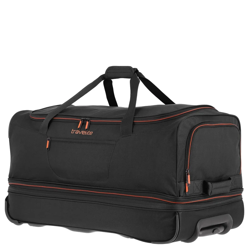 Travelite Basics - Rollenreisetasche 98/119L 70 cm erw. (schwarz)