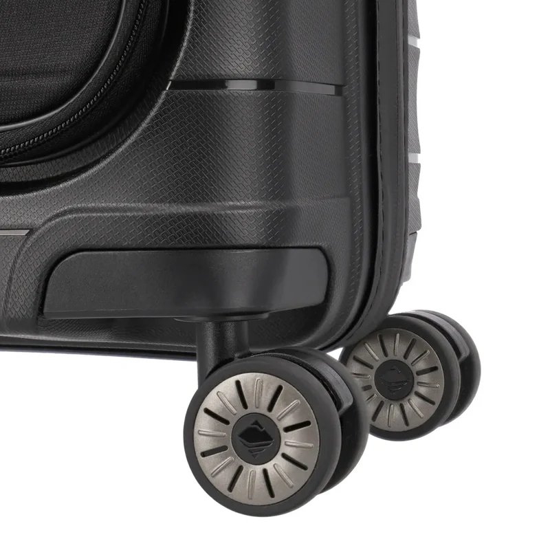 Travelite Mooby - 4-Rollen-Trolley Set 3tlg. (schwarz)