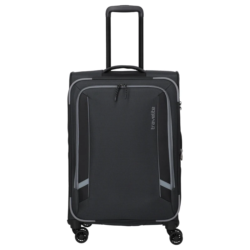 Travelite Corsiica - 4-Rollen-Trolley Set 4tlg. erw. (black)