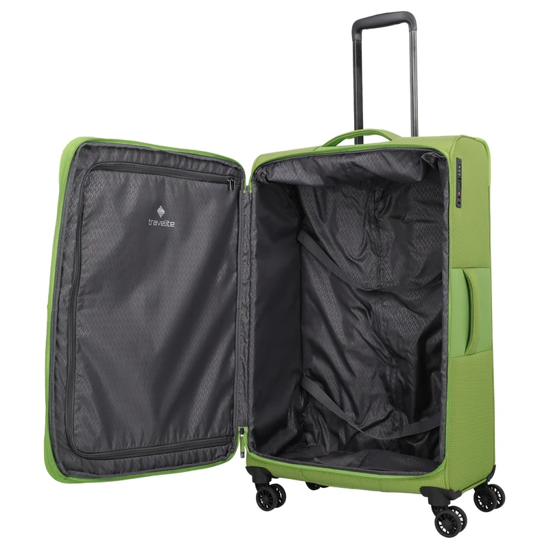 Travelite Corsiica - 4-Rollen-Trolley L 77 cm erw. (fresh green)