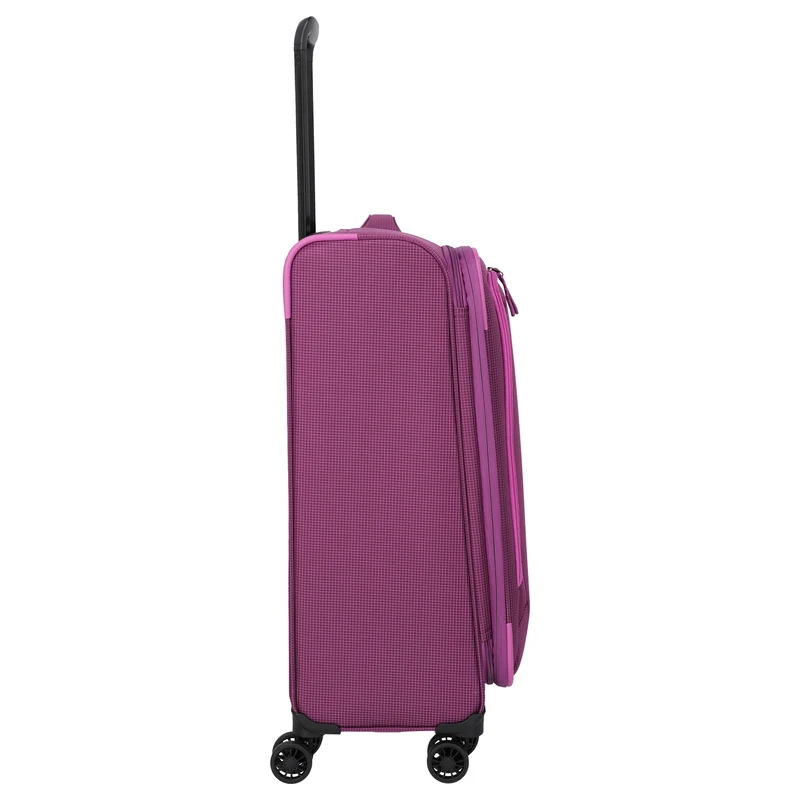 Travelite Corsiica - 4-Rollen-Trolley M 67 cm erw. (pink)
