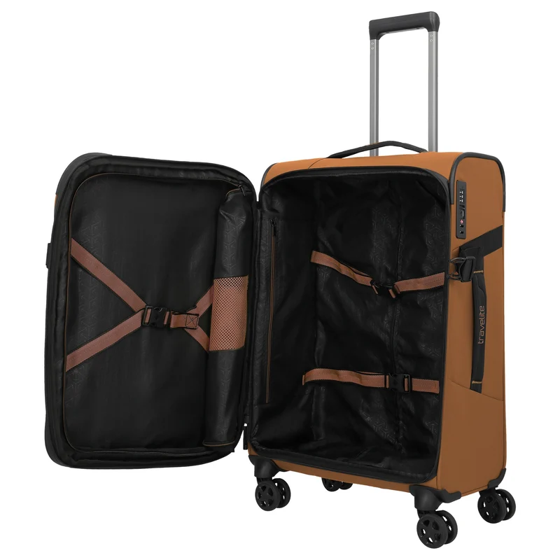 Travelite Briize - 4-Rollen Trolley Set 3tlg. S/M erw./L erw. (curry)