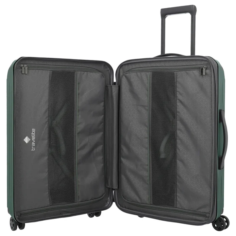 Travelite Dynamiic - 4-Rollen-Trolley Set 3tlg. (grün)