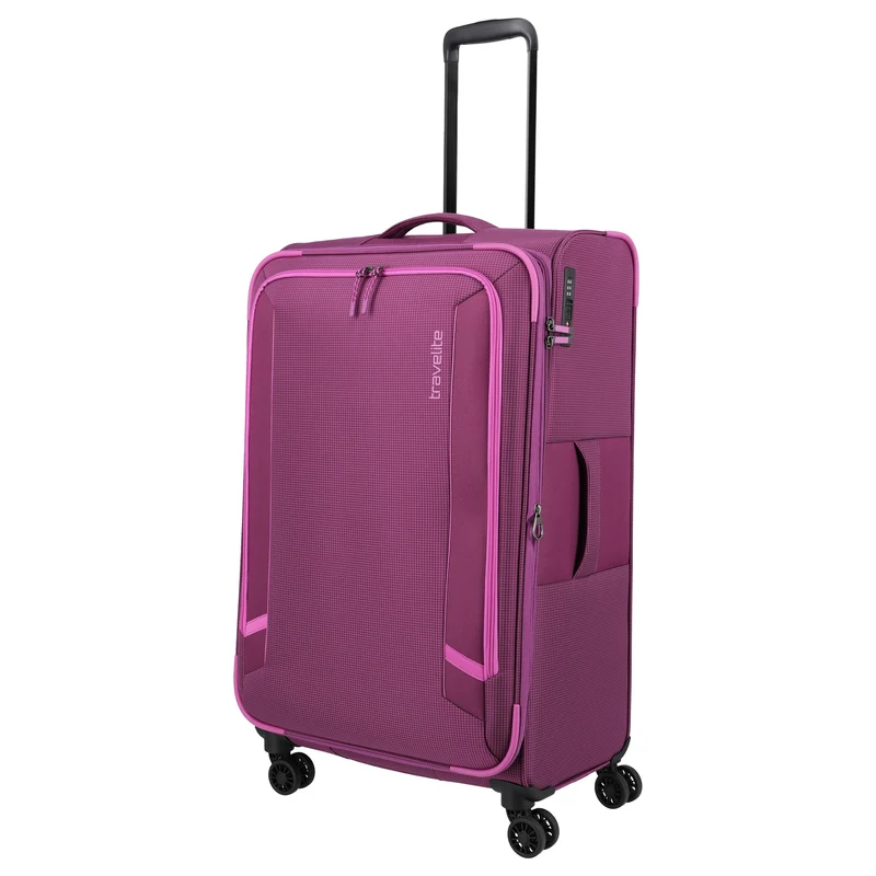 Travelite Corsiica - 4-Rollen-Trolley L 77 cm erw. (pink)