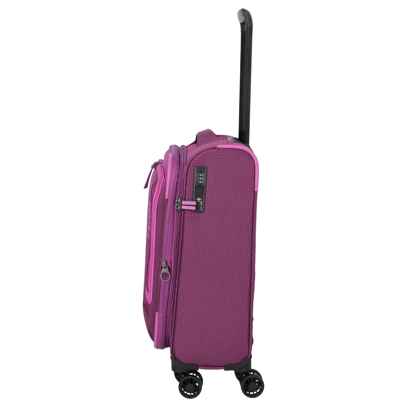 Travelite Corsiica - 4-Rollen-Kabinentrolley S 55 cm erw. (pink)