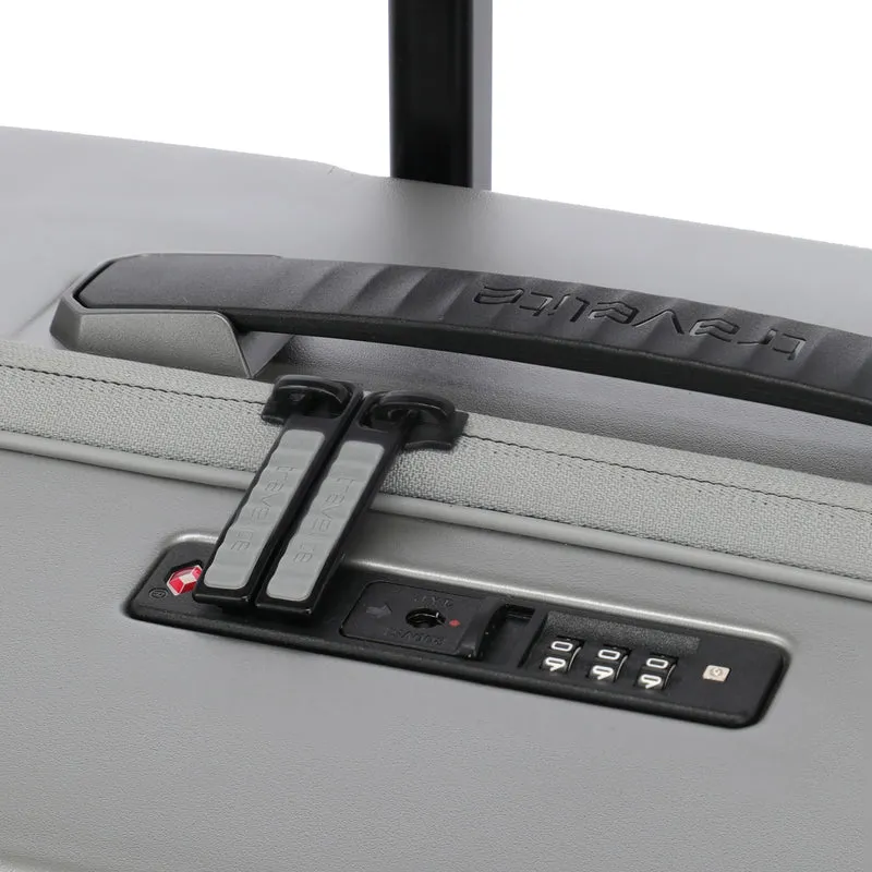 Travelite Millennium - 4-Rollen-Trolley Set 3tlg. erw. (silver)