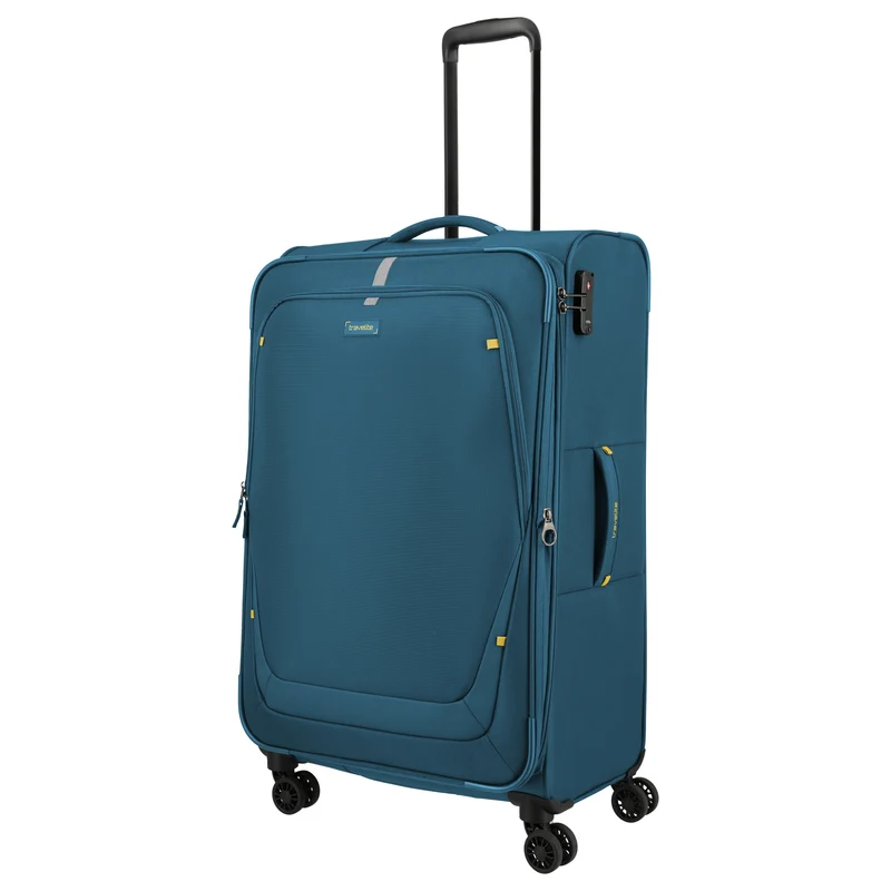 Travelite Umbria - 4-Rollen-Trolley-Set 3 tlg. (petrol)