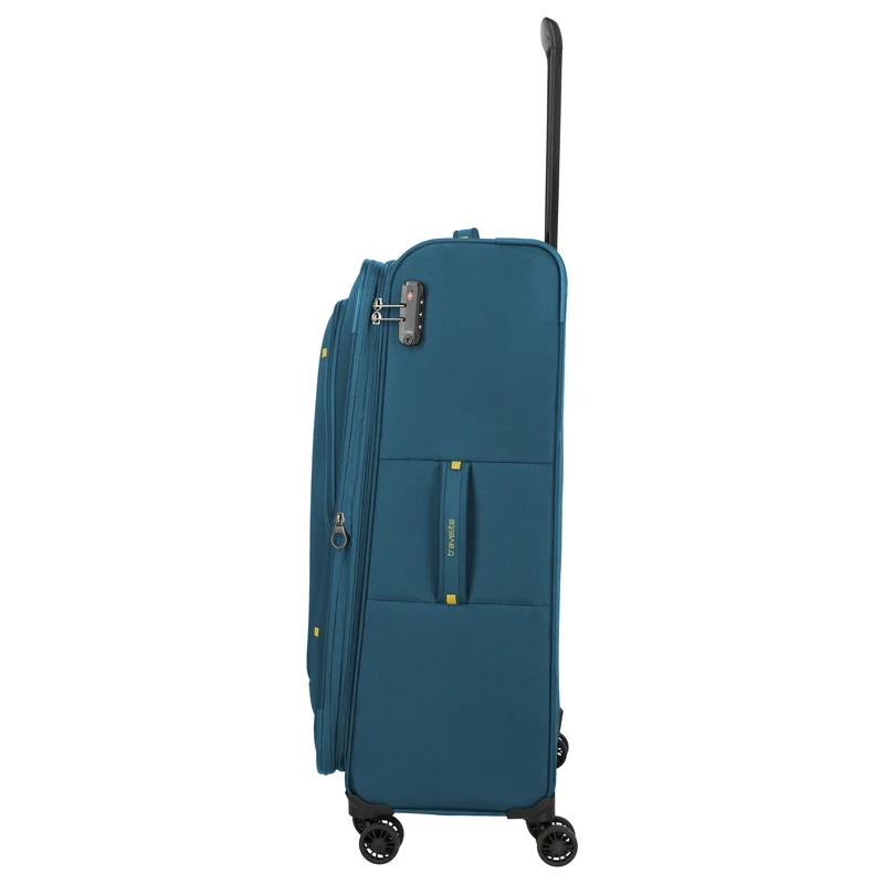 Travelite Umbria - 4-Rollen-Trolley-Set 3 tlg. (petrol)