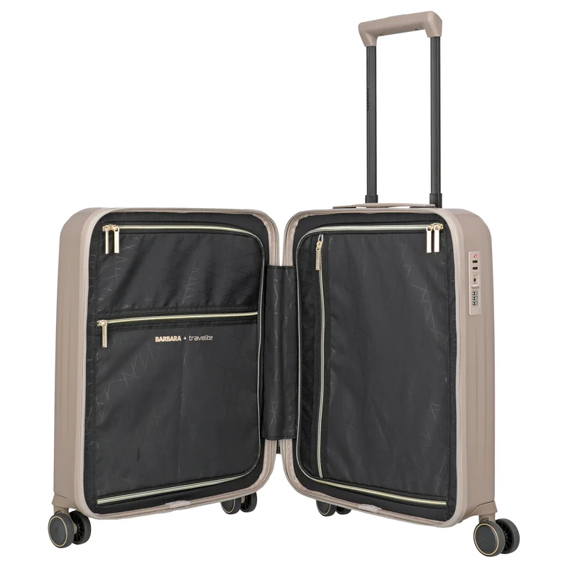Travelite BARBARA Novelty - 4-Rollen-Kabinentrolley S 55 cm (satin nude)