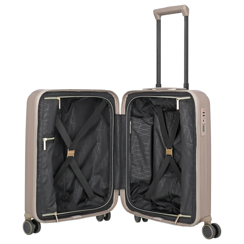 Travelite BARBARA Novelty - 4-Rollen-Kabinentrolley S 55 cm (satin nude)
