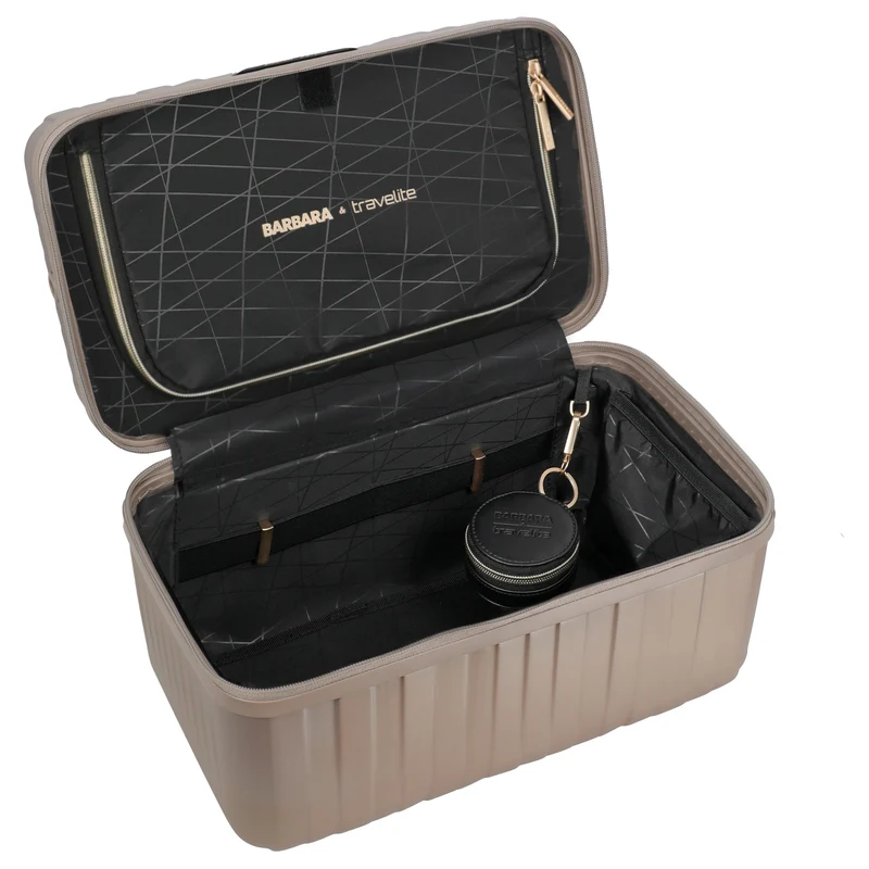 Travelite BARBARA Novelty - Beautycase 37 cm (satin nude)