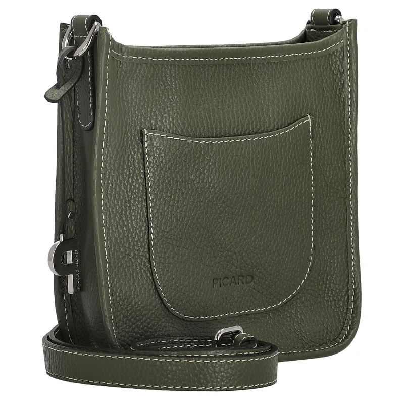 Picard Kronberg - Umhängetasche 19 cm Rindsleder (pesto)
