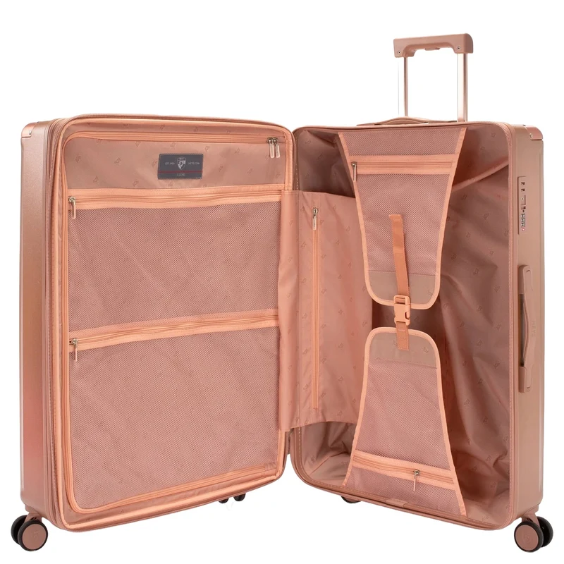 Heys Luxe - 4-Rollen-Trolley L 76 cm erw. (rose gold)