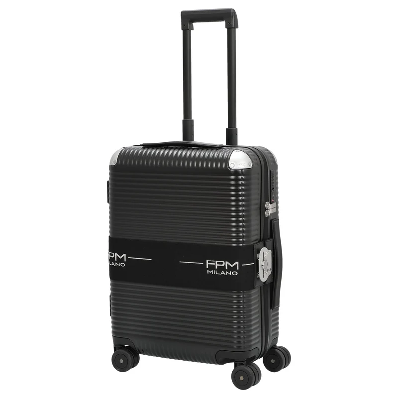FPM Milano Bank Zip Deluxe Spinner 55 - 4-Rollen-Kabinentrolley 55 cm (eclipse black)