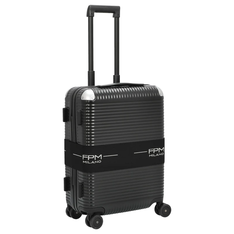 FPM Milano Bank Zip Deluxe Spinner 55 - 4-Rollen-Kabinentrolley 55 cm (eclipse black)