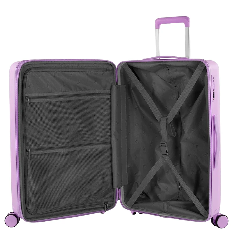 Heys Pastel - 4-Rollen-Trolley M 66 cm erw. (lavender)