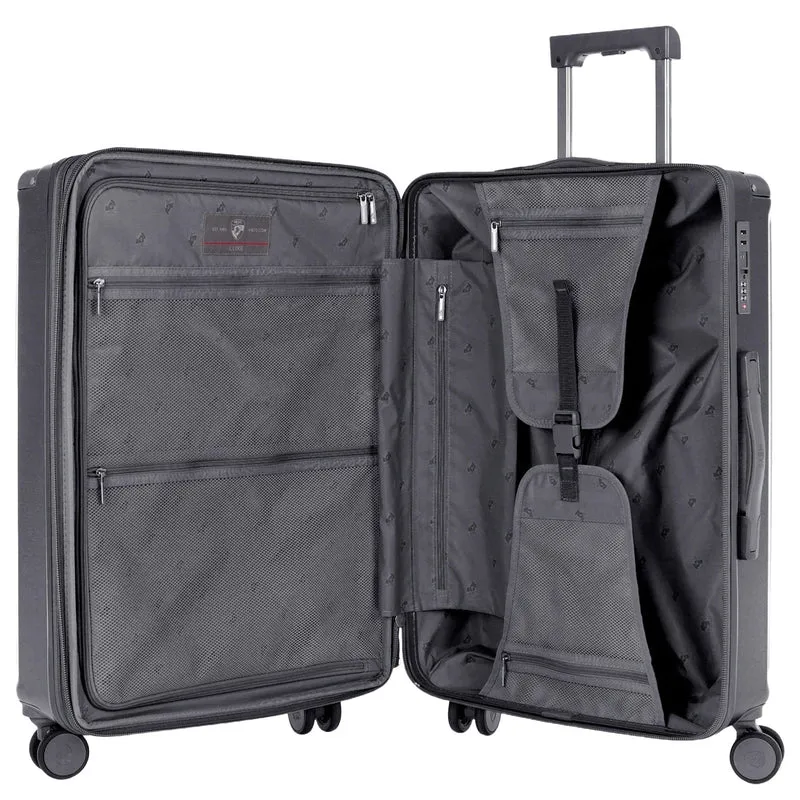 Heys Luxe - 4-Rollen-Trolley M 66 cm erw. (gunmetal)