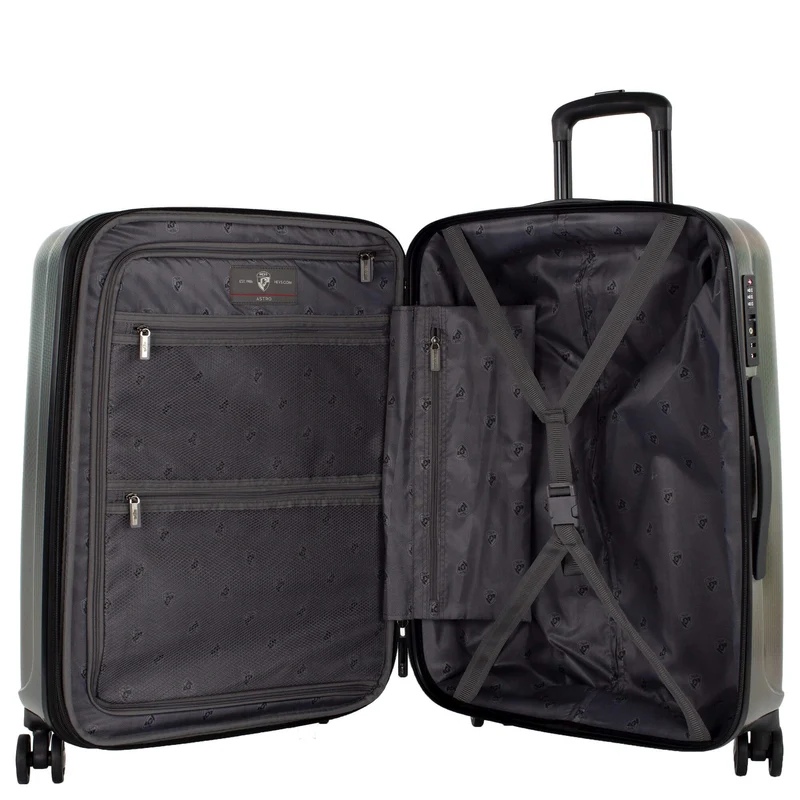 Heys Astro - 4-Rollen-Trolley M 66 cm erw. (charcoal)
