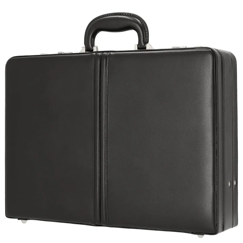 D&N Tradition Business - Aktenkoffer 45 cm erw. Leder (schwarz)