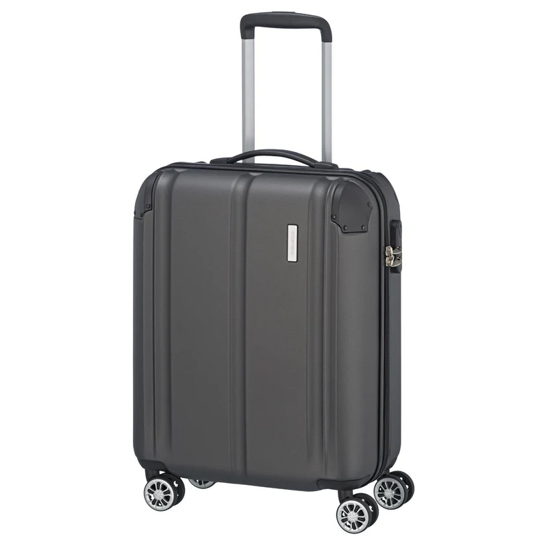 Travelite City - 4-Rollen-Kabinentrolley S 55 cm (anthracite)
