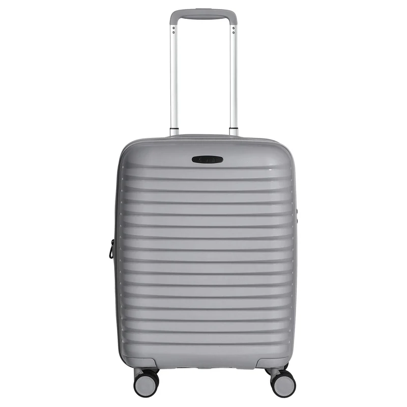 D&N Travel Line 4500+ - 4-Rollen-Kabinentrolley S 55 cm erw. (grau)