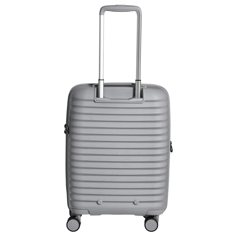 D&N Travel Line 4500+ - 4-Rollen-Kabinentrolley S 55 cm erw. (grau)