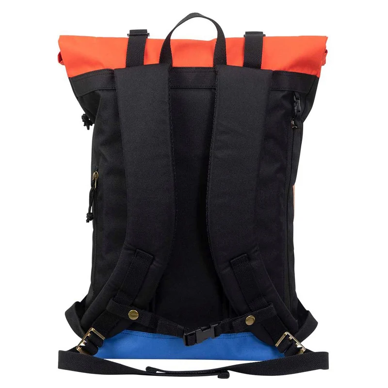 Doughnut Christopher Reborn 18 - Rolltop Rucksack 15" 45 cm (black x grapefruit)