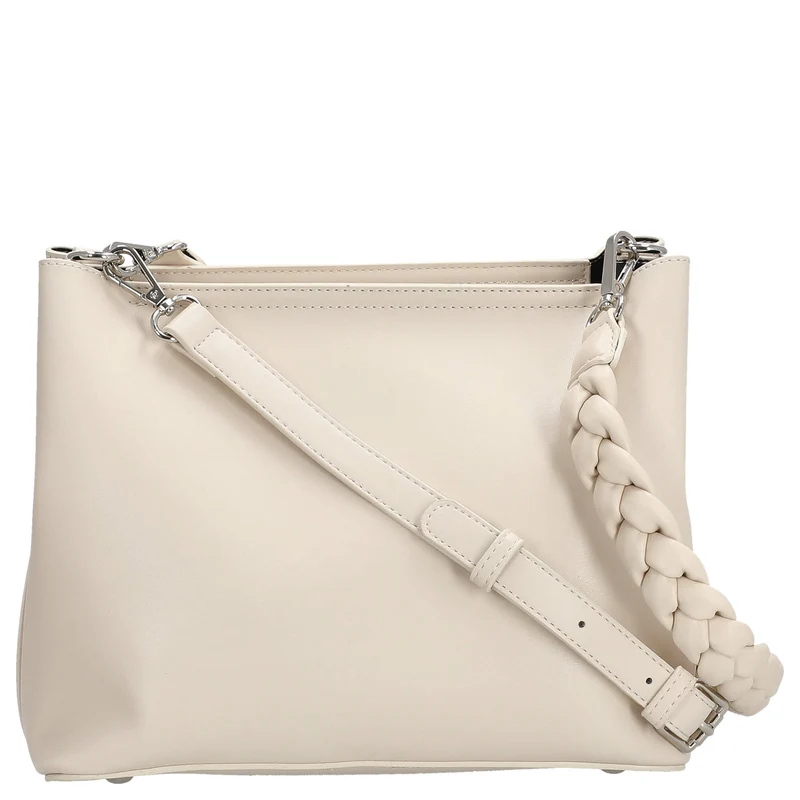 Seidenfelt Melbu Hobo - Schultertasche 26 cm (creme)