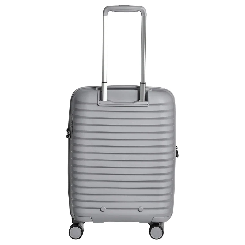 D&N Travel Line 4500+ - 4-Rollen-Kabinentrolley S 55 cm erw. (grau)
