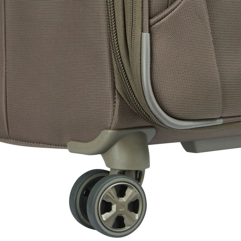 Delsey Paris Helium Dlx 2.0 Slim Line - 4-Rollen-Kabinentrolley 55 cm (mokka)