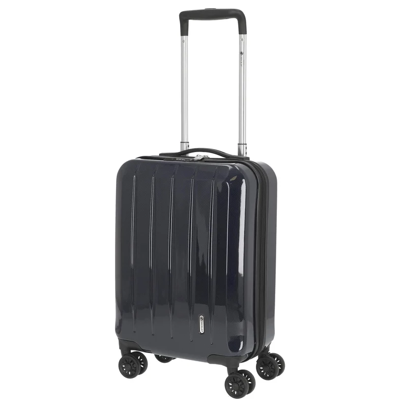 CHECK.IN London 2.0 - 4-Rollen-Trolley 50 cm (carbon blau)