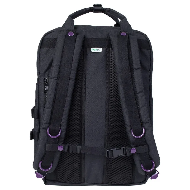 Doughnut Macaroon Large Happy Camper 20 - Rucksack 45 cm (schwarz)
