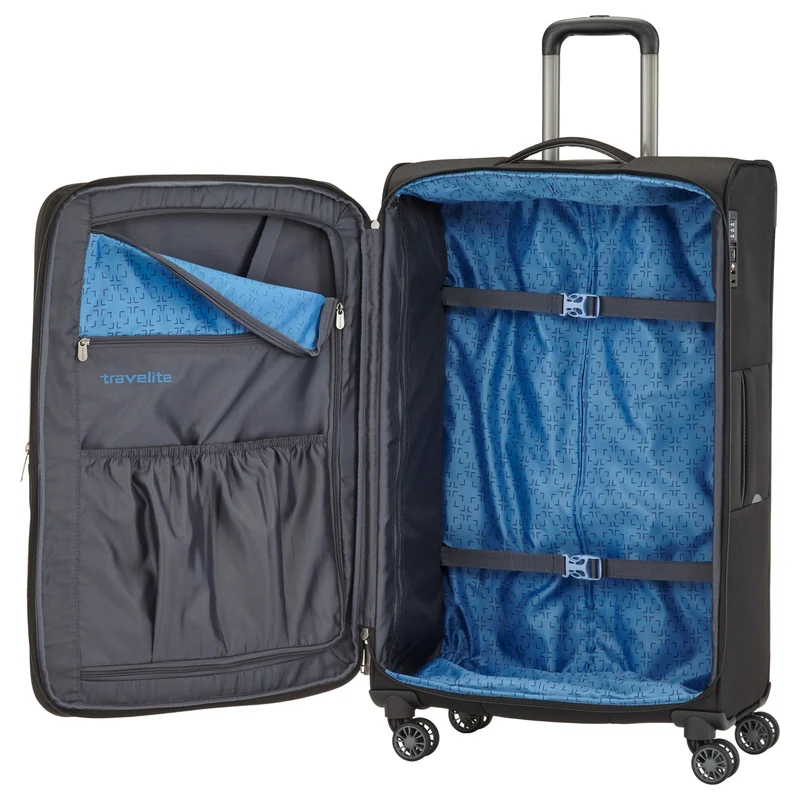 Travelite Capri - 4-Rollen-Trolley L 76 cm erw. (Farbe)