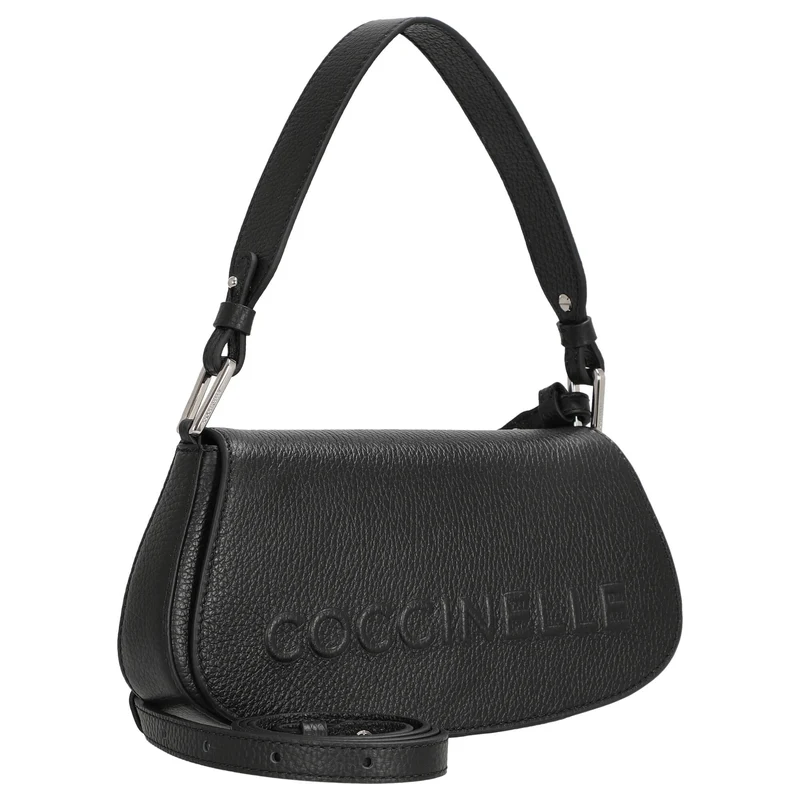 Coccinelle Myrtha Maxi Log - Schultertasche 24 cm (noir)