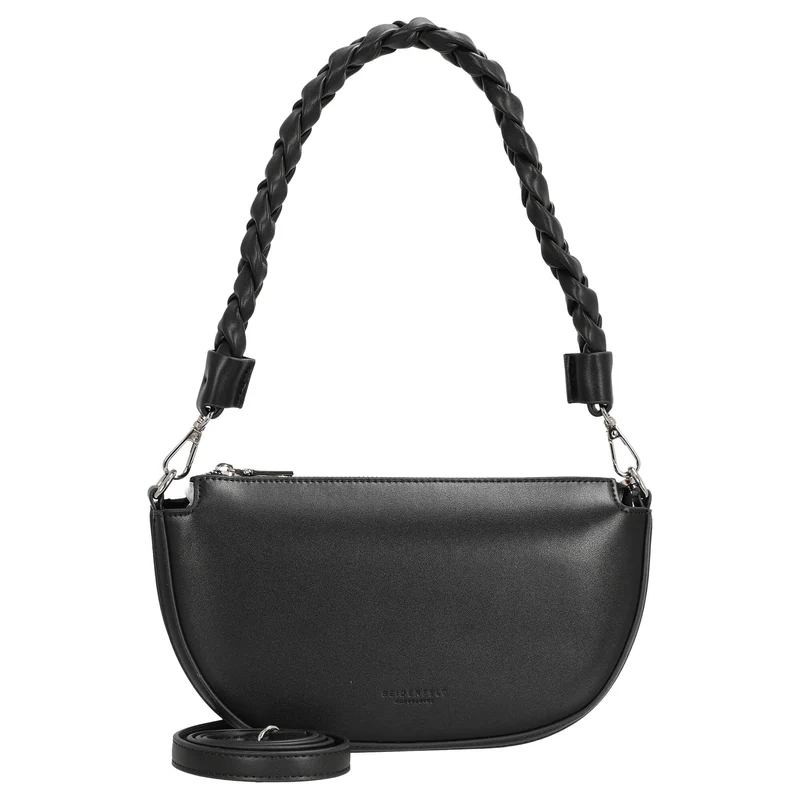 Seidenfelt Melbu Halfmoon - Schultertasche 28 cm (black)