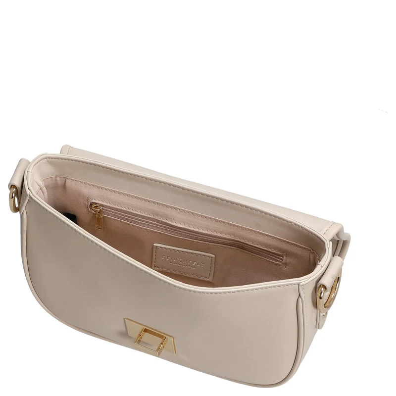 Seidenfelt Viiala Crossbody - Umhängetasche 26 cm (buttermilk)