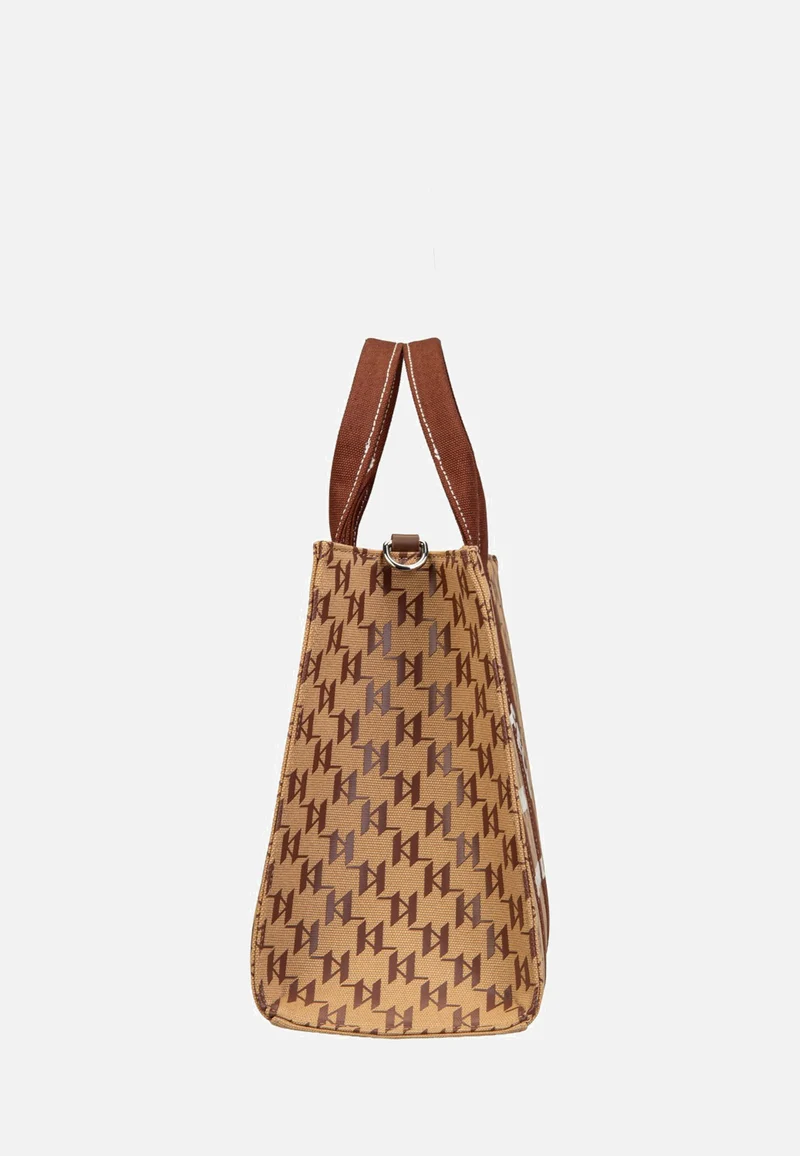 K/RSG Square Mono MD Tote Monogram Nougat Brown - Tote Bag